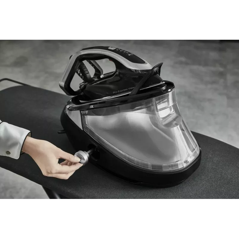Tefal Pro Express Vision GV9821 3000 W 1,2 L Durilium AirGlide Autoclean žehliaca plocha čierna, strieborná