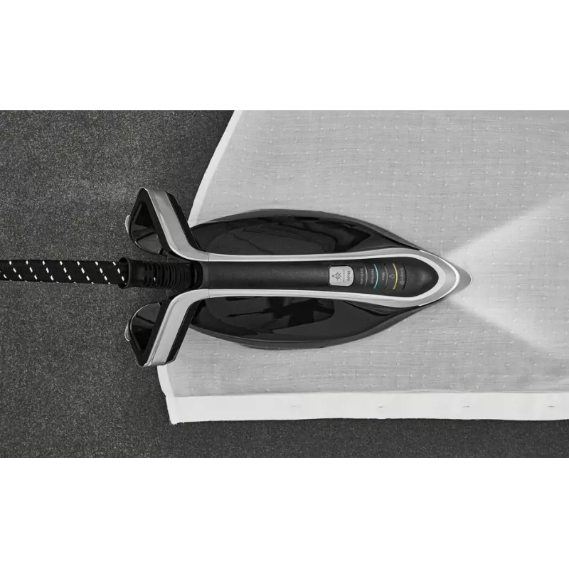 Tefal Pro Express Vision GV9821 3000 W 1,2 L Durilium AirGlide Autoclean žehliaca plocha čierna, strieborná