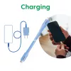 CLUB3D USB-C kábel modrý, 2 m, USB-C, USB-C, USB4 Gen 2x2, 20 Gbit/s, modrý