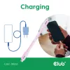 USB-C kábel CLUB3D CAC-3002 2m USB4 Gen 3x2 ružový