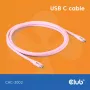 USB-C kábel CLUB3D CAC-3002 2m USB4 Gen 3x2 ružový