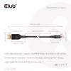 USB Type-C na DisplayPort 2.1 kábel, Club 3D CAC-1559, obojsmerný, VESA DP80 certifikovaný, 1 m