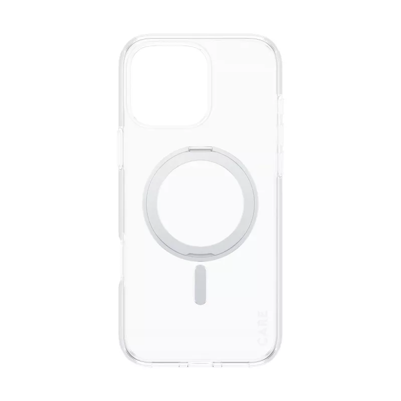 PanzerGlass CARE™ by ® Case transparentný so strieborným stojanom & MagSafe iPhone 16 Pro Max