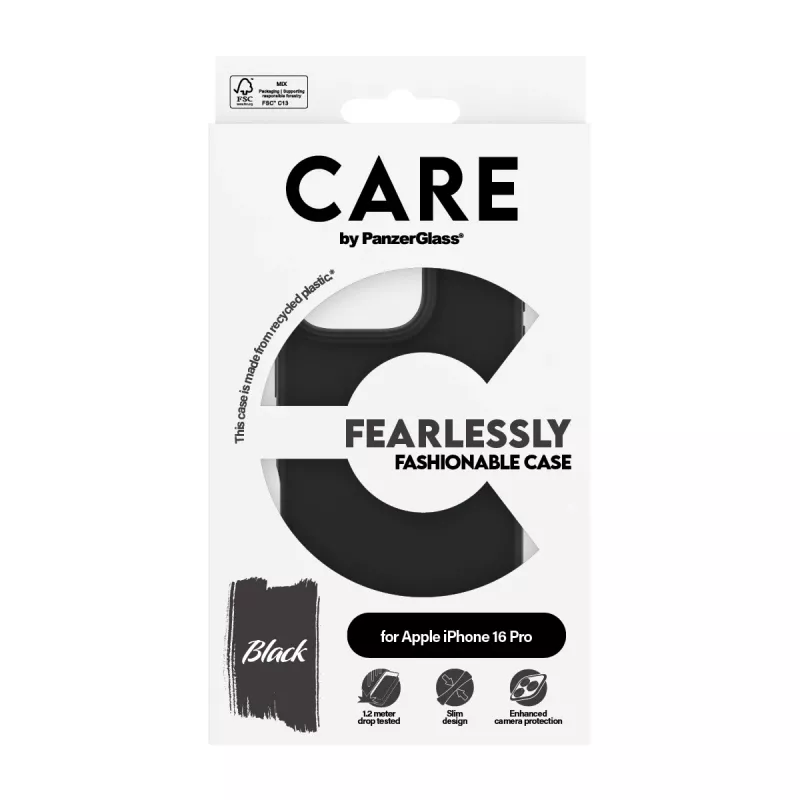 PanzerGlass CARE™ by ® Case čierny iPhone 16 Pro