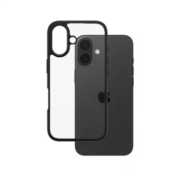 PanzerGlass CARE™ by ® Urban Combat puzdro transparentné s čiernym rámom iPhone 16