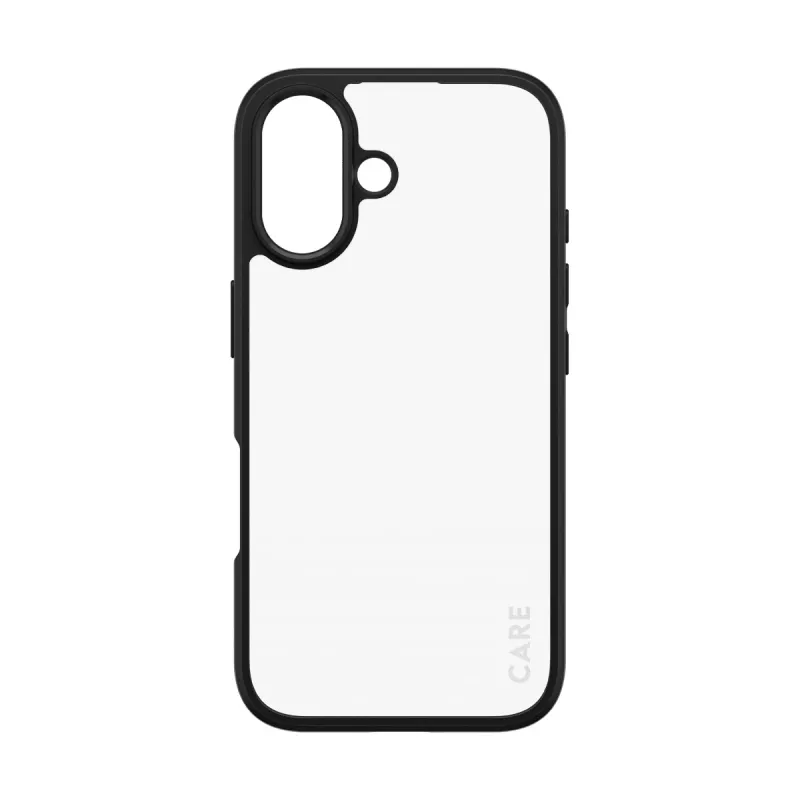 PanzerGlass CARE™ by ® Urban Combat puzdro transparentné s čiernym rámom iPhone 16
