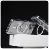PanzerGlass CARE™ by ® Case transparentný so strieborným stojanom & MagSafe iPhone 16 Pro