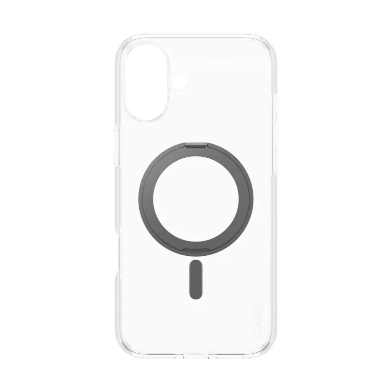 PanzerGlass CARE™ by ® Case transparentný s čiernym stojanom & MagSafe iPhone 16 Plus