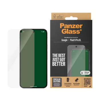 PanzerGlass® ochranná fólia displeja Google Pixel 9 Pro XL | Ultra-Wide Fit