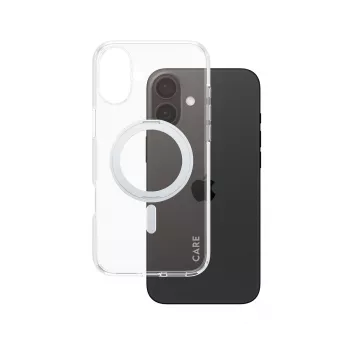 PanzerGlass CARE™ by ® transparentné puzdro so strieborným stojanom a MagSafe iPhone 16 Plus