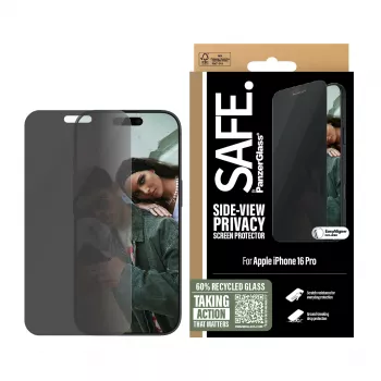 PanzerGlass SAFE. by ® ochranná fólia súkromia displeja iPhone 16 Pro | Ultra-Wide Fit