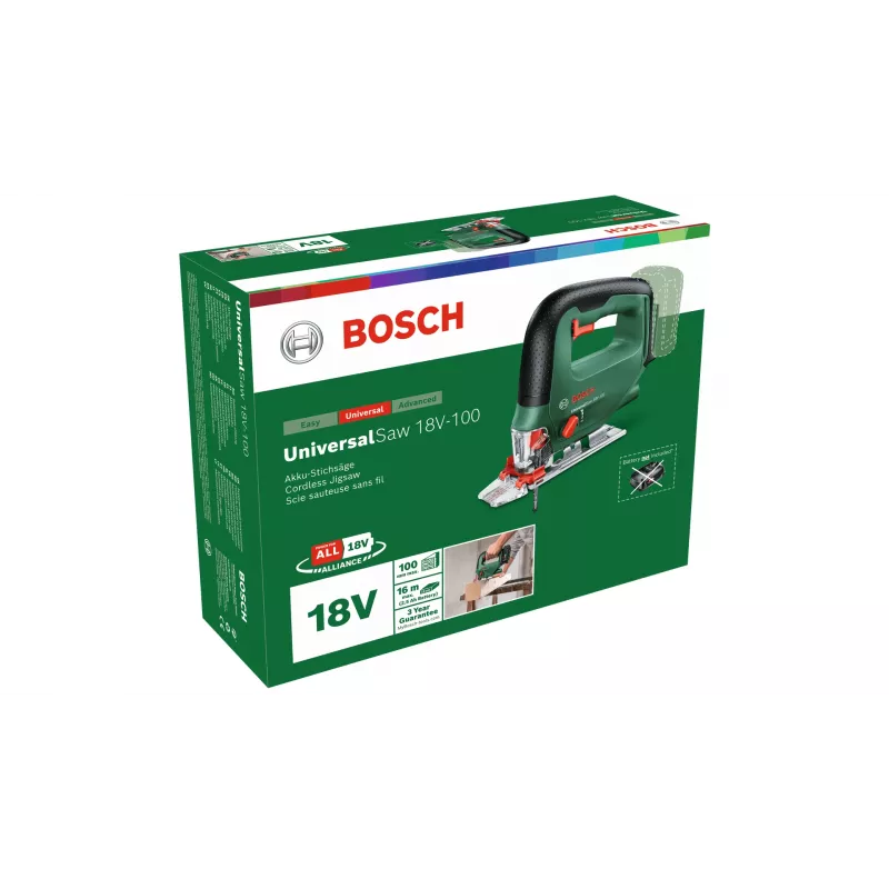 Bosch Universal Saw 18V-100 priamočiara píla 2600 zdvihov/min 2 kg