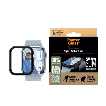 Ochranná fólia displeja PanzerGlass Snappie Full Body tenká čierna Apple Watch Series 10 46mm
