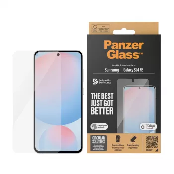 PanzerGlass® ochranná fólia displeja Samsung Galaxy S24 FE | Ultra-Wide Fit s EasyAligner