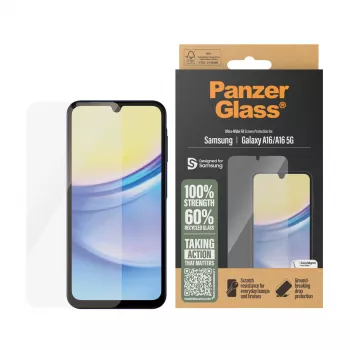 PanzerGlass ® ochranná fólia displeja Samsung Galaxy A16 | A16 5G | Ultra-Wide Fit s EasyAligner