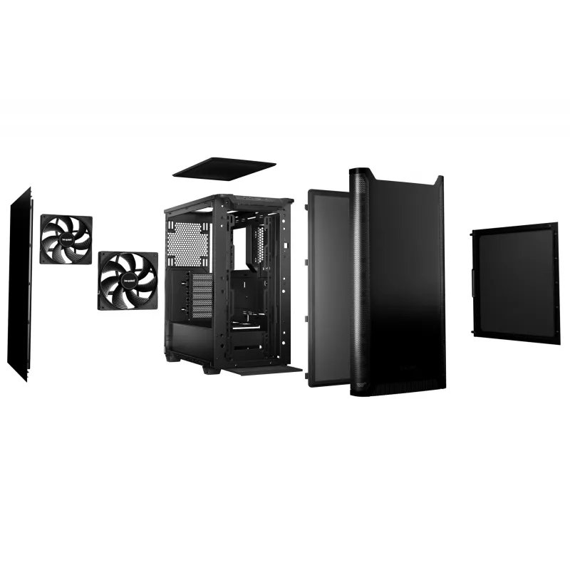 PC skriňa be quiet! PURE BASE 501 Black Midi Tower