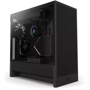 NZXT H5 Flow (2024) Mid Tower ATX skriňa, čierna