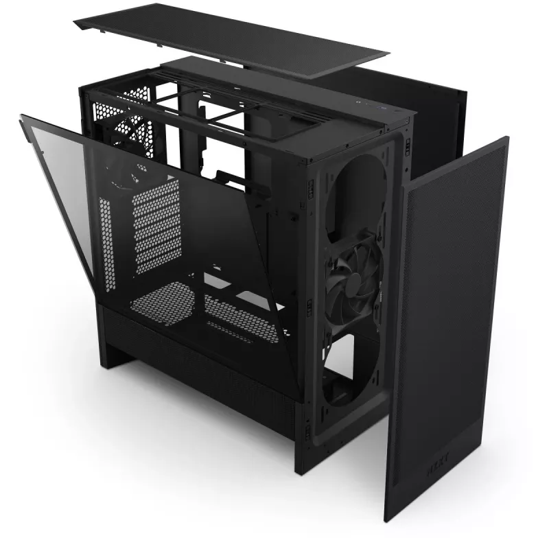 NZXT H5 Flow (2024) Mid Tower ATX skriňa, čierna