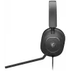 MSI Maestro 300 headset káblový herný headset s hlavovým mostom USB Type-C / USB Type-A čierny