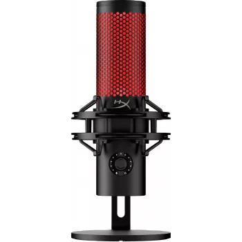 HyperX QuadCast 2 – USB mikrofón (čierny), podcastový mikrofón, -7,5 dB, 20 – 20000 Hz, 0,05 %, 32 Ω, 24 bit