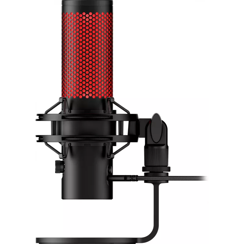 HyperX QuadCast 2 – USB mikrofón (čierny), podcastový mikrofón, -7,5 dB, 20 – 20000 Hz, 0,05 %, 32 Ω, 24 bit