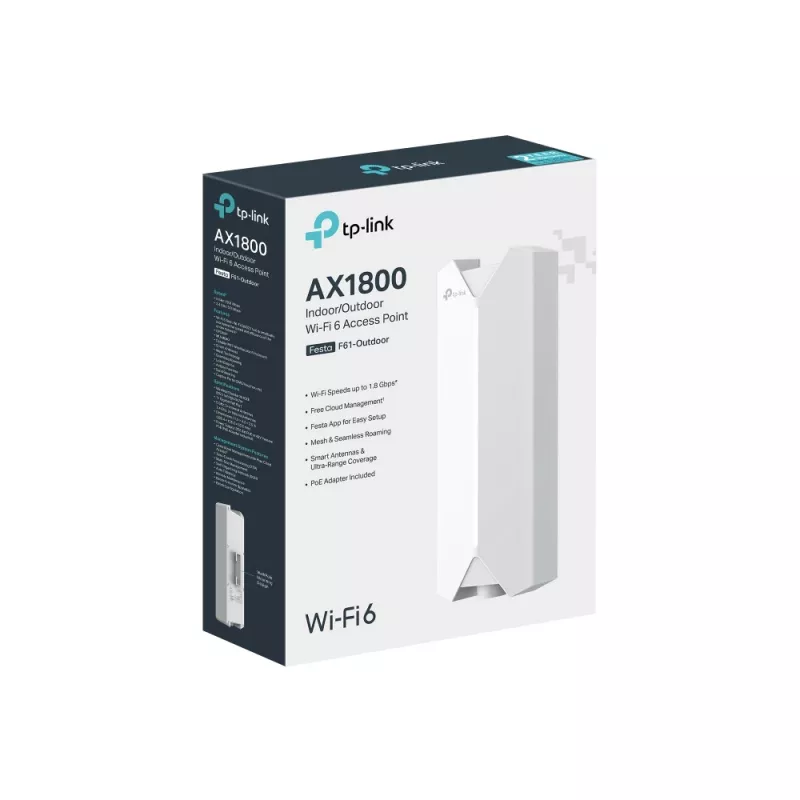 TP-Link Festa F61-Outdoor 1800 Mbit/s biely Power over Ethernet (PoE)