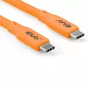 CLUB3D kábel / adaptér USB kábel USB4 Gen 2x2 2 m USB C oranžový