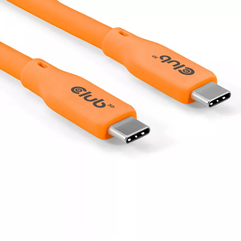 CLUB3D kábel / adaptér USB kábel USB4 Gen 2x2 2 m USB C oranžový