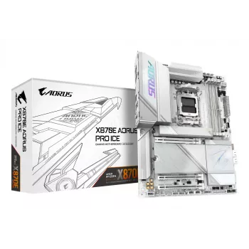 Základná doska GIGABYTE X870E AORUS PRO ICE — AMD X870E, socket AM5, ATX, DDR5, 4×DIMM, Wi‑Fi 7, 2.5Gb LAN