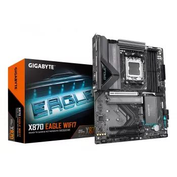 Základná doska GIGABYTE X870 EAGLE WIFI7 ATX, čipset AMD X870, socket AM5, DDR5, 4x DIMM, Wi‑Fi 7, 2,5Gb LAN