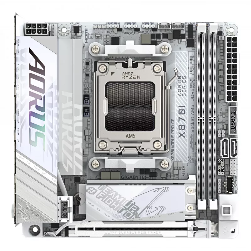 Základná doska GIGABYTE X870I AORUS PRO ICE, AMD AM5, Mini-ITX