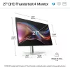 HP Series 7 Pro 27 palcov QHD Thunderbolt 4 monitor - 727pu