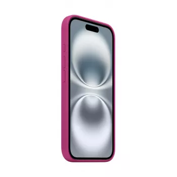 Apple silikónové puzdro s MagSafe iPhone 16 fuchsia