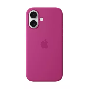 Apple silikónové puzdro s MagSafe iPhone 16 fuchsia