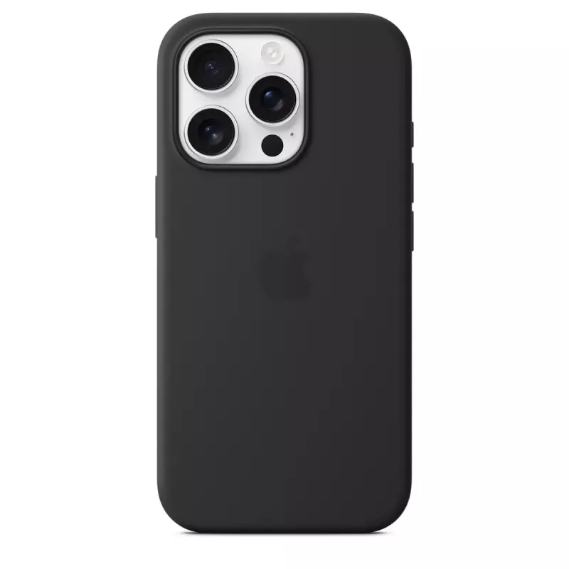 Apple silikónové puzdro s MagSafe iPhone 16 Pro čierne
