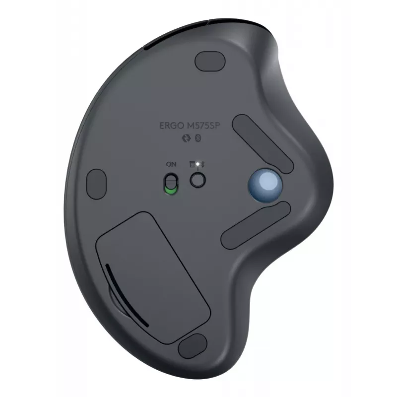 LOGITECH Ergo M575s Wireless Trackball - Graphite + modrá guľôčka