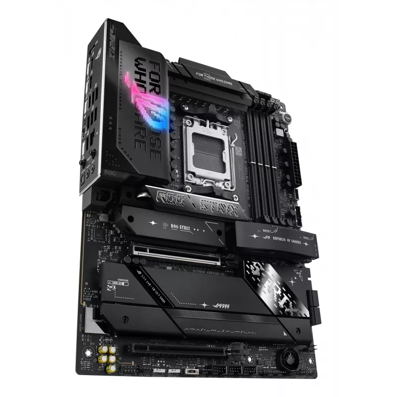 Základná doska ASUS ROG STRIX X870E-E GAMING WIFI ATX, AMD X870E, Socket AM5, DDR5, 4 DIMM, Wi‑Fi 7, Bluetooth 5.4, 5Gb LAN