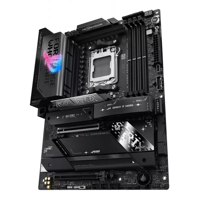 Základná doska ASUS ROG STRIX X870E-E GAMING WIFI ATX, AMD X870E, Socket AM5, DDR5, 4 DIMM, Wi‑Fi 7, Bluetooth 5.4, 5Gb LAN