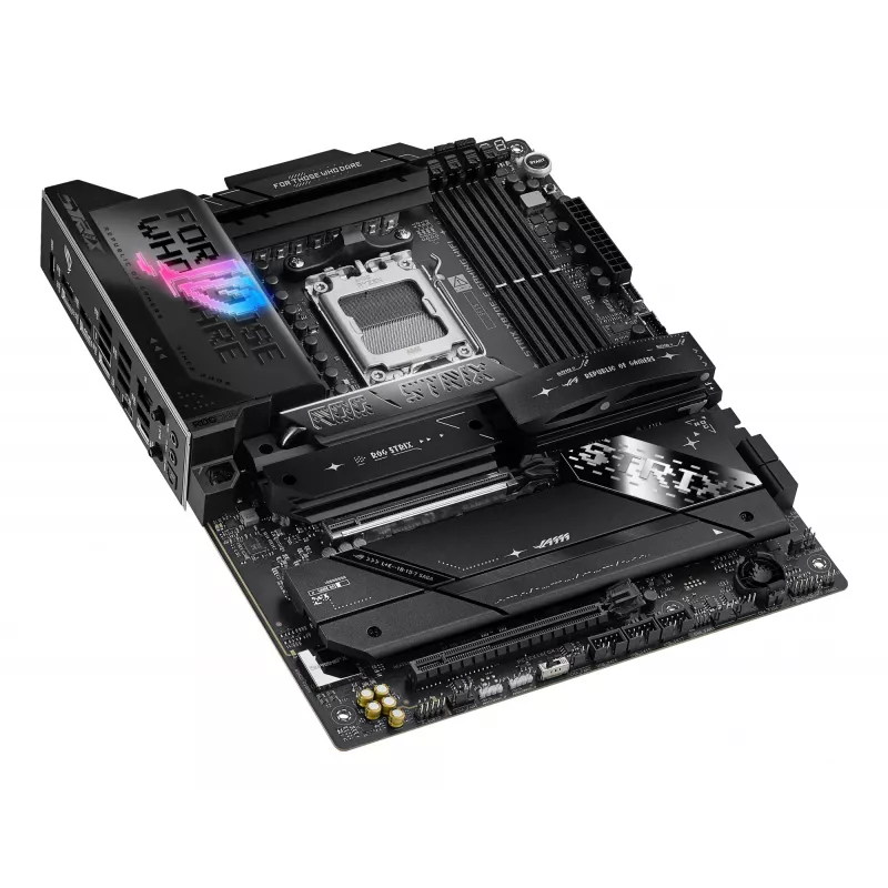 Základná doska ASUS ROG STRIX X870E-E GAMING WIFI ATX, AMD X870E, Socket AM5, DDR5, 4 DIMM, Wi‑Fi 7, Bluetooth 5.4, 5Gb LAN