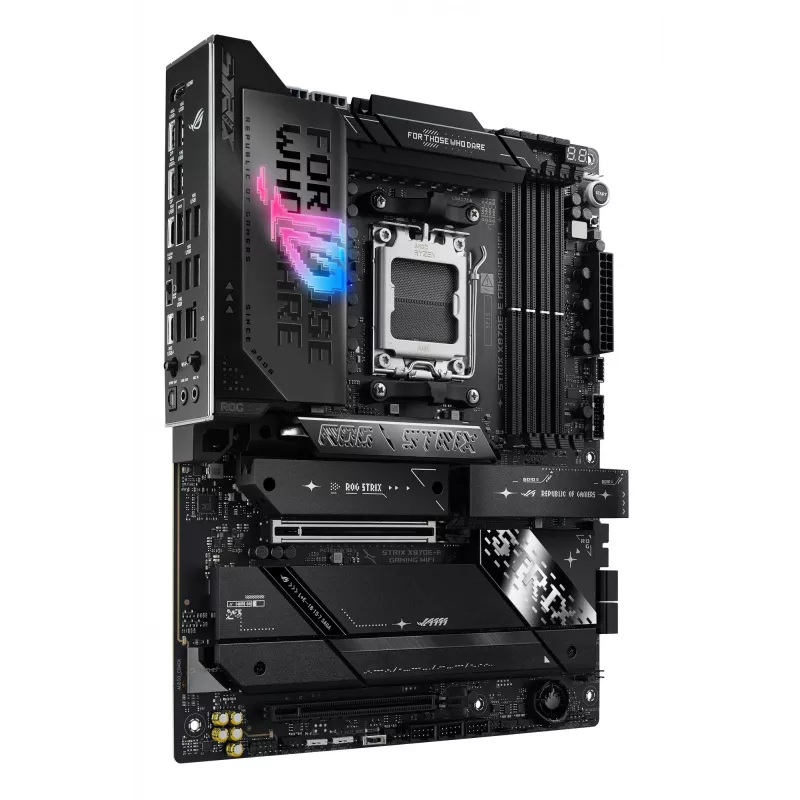 Základná doska ASUS ROG STRIX X870E-E GAMING WIFI ATX, AMD X870E, Socket AM5, DDR5, 4 DIMM, Wi‑Fi 7, Bluetooth 5.4, 5Gb LAN
