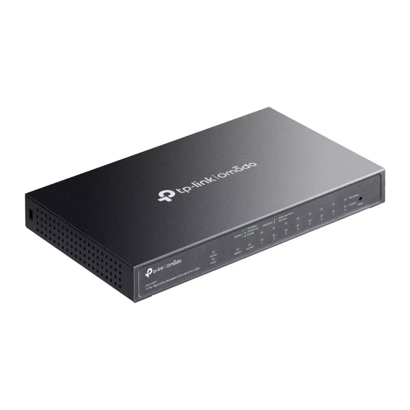 Riadený switch TP-Link Omada ES210GMP 10 portov Gigabit Ethernet PoE