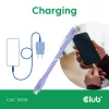 USB-C kábel CLUB3D CAC-3004 2m fialový