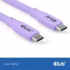 USB-C kábel CLUB3D CAC-3004 2m fialový