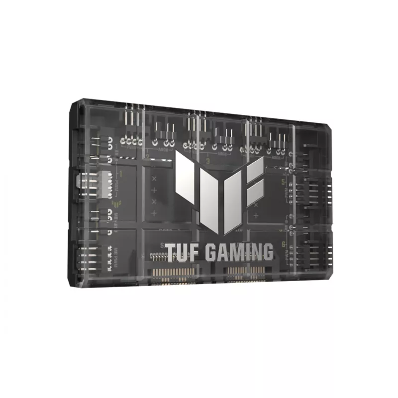 Regulátor ventilátorov ASUS TUF Gaming ARGB PWM Fan Hub 4-pinový čierny