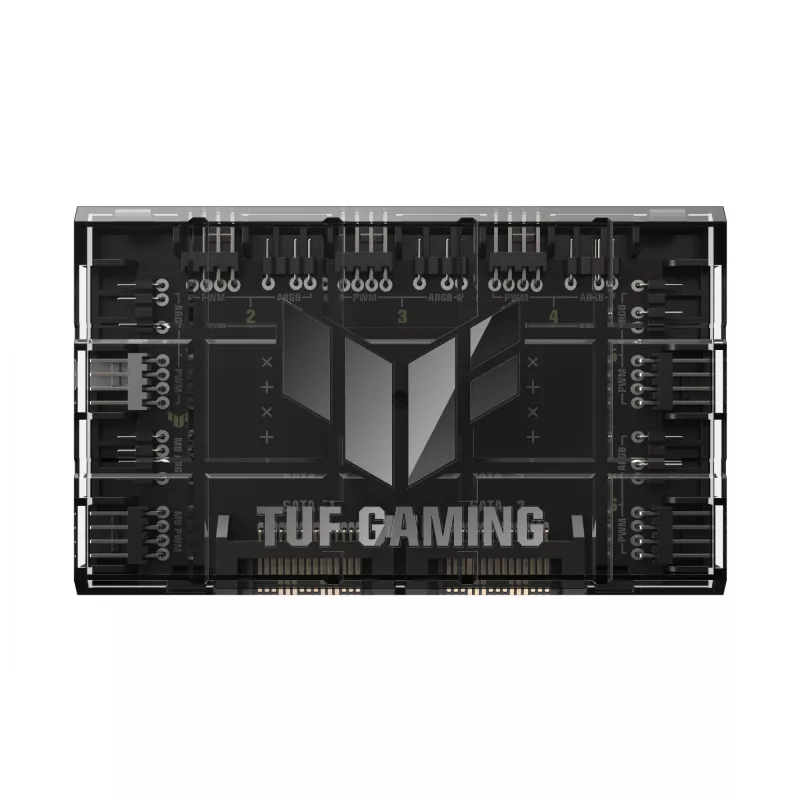 Regulátor ventilátorov ASUS TUF Gaming ARGB PWM Fan Hub 4-pinový čierny
