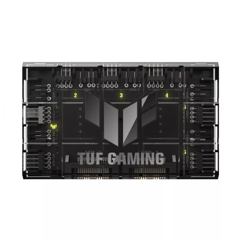 Regulátor ventilátorov ASUS TUF Gaming ARGB PWM Fan Hub 4-pinový čierny