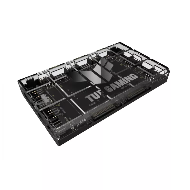 Regulátor ventilátorov ASUS TUF Gaming ARGB PWM Fan Hub 4-pinový čierny