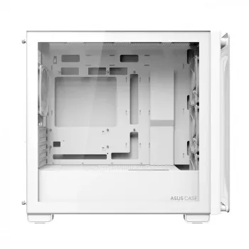 ASUS A23 PLUS TG ARGB WHITE, PC, biela, micro ATX, Mini-ITX, Multi, 16,5 cm, 38 cm