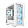 ASUS A23 PLUS TG ARGB WHITE, PC, biela, micro ATX, Mini-ITX, Multi, 16,5 cm, 38 cm
