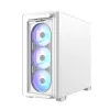ASUS A23 PLUS TG ARGB WHITE, PC, biela, micro ATX, Mini-ITX, Multi, 16,5 cm, 38 cm